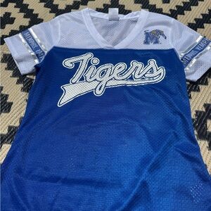 Rivalry Threads Kids Blue and White MEMPHIS Tigers Jersey. SZM 8/10